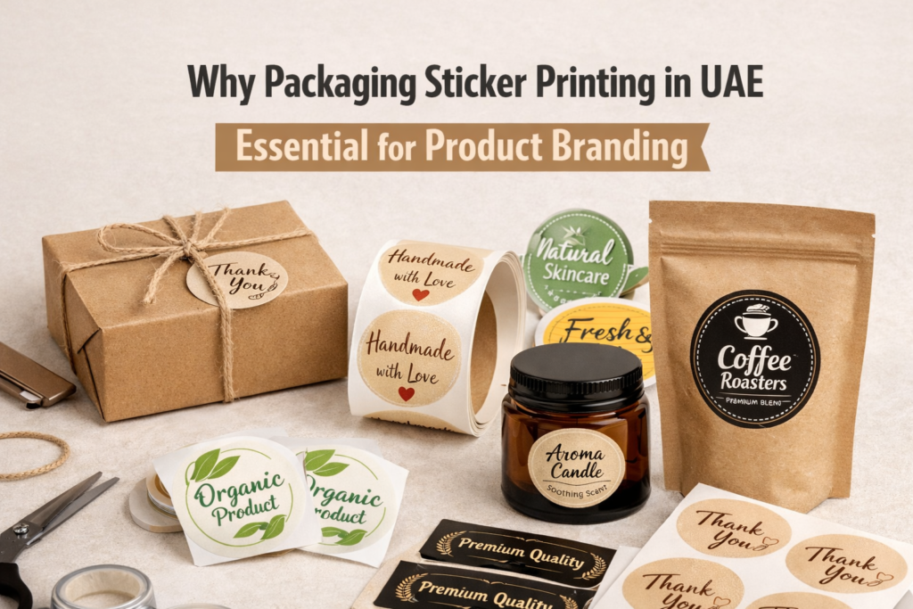Why Packaging Sticker Printing in UAE Essential for Product Branding