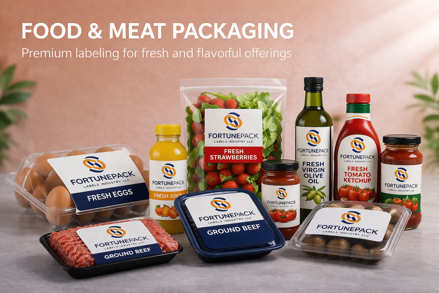 Food packaging product showcase