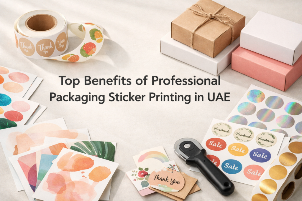 Top Benefits of Professional Packaging Sticker Printing in UAE