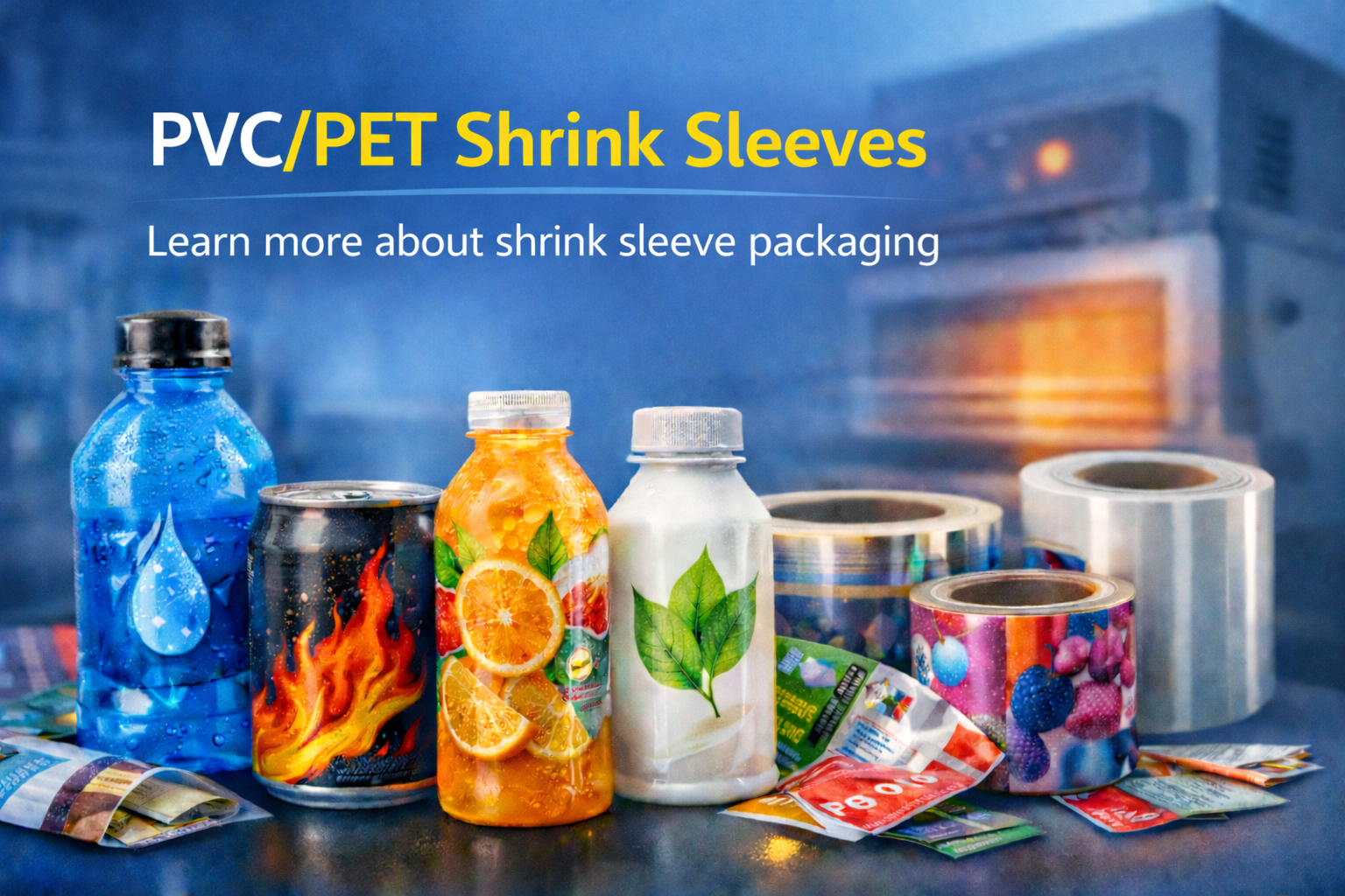 Shrink sleeve packaging showcase and promo