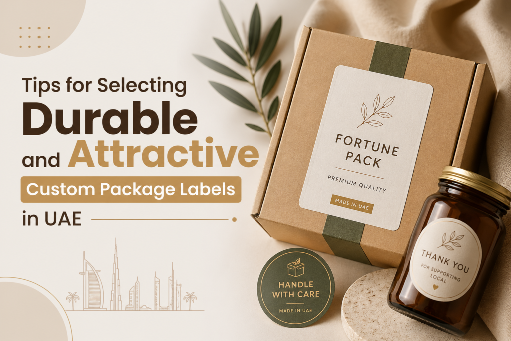 Tips for Selecting Durable and Attractive Custom Package Labels in UAE