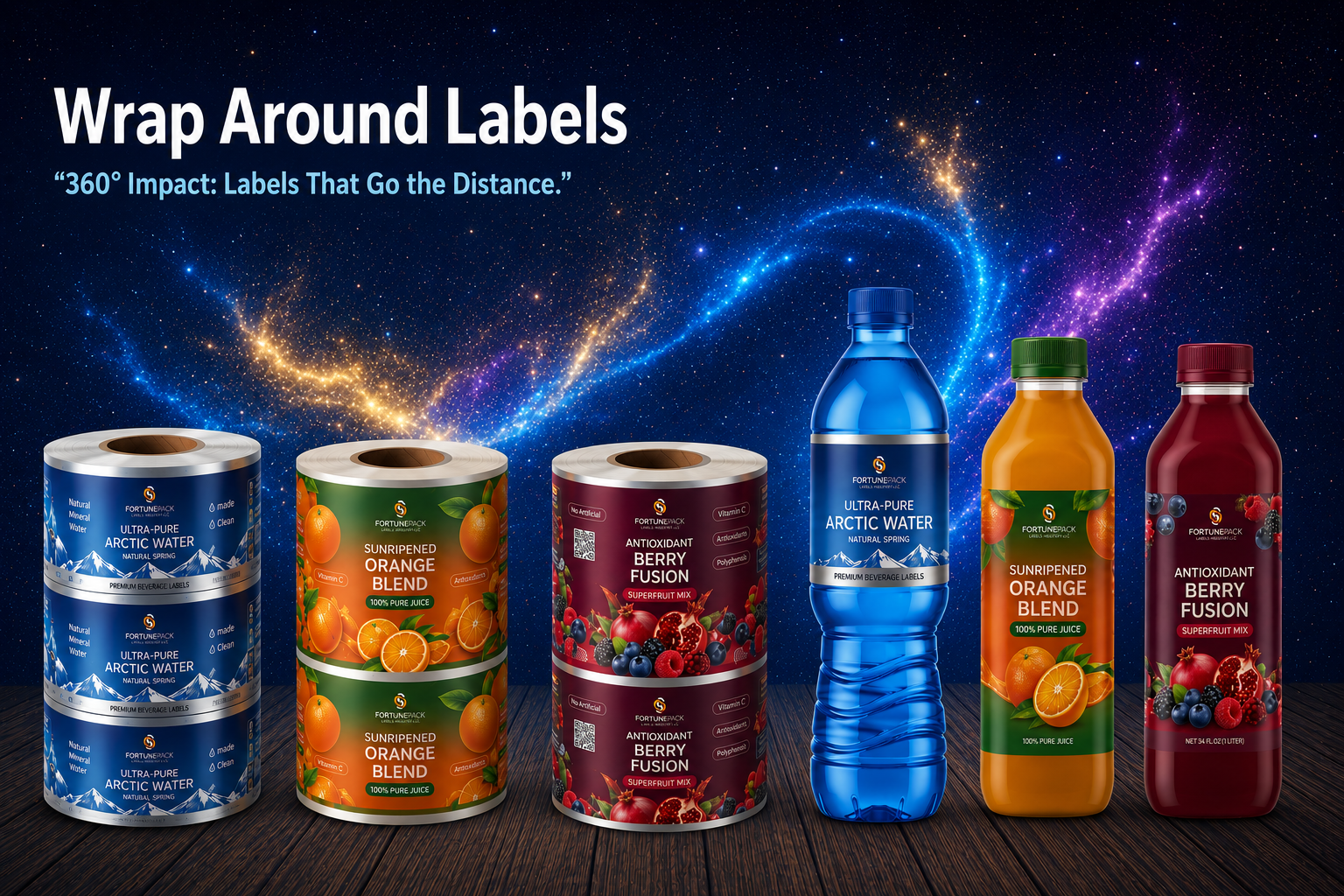 wrap around labels