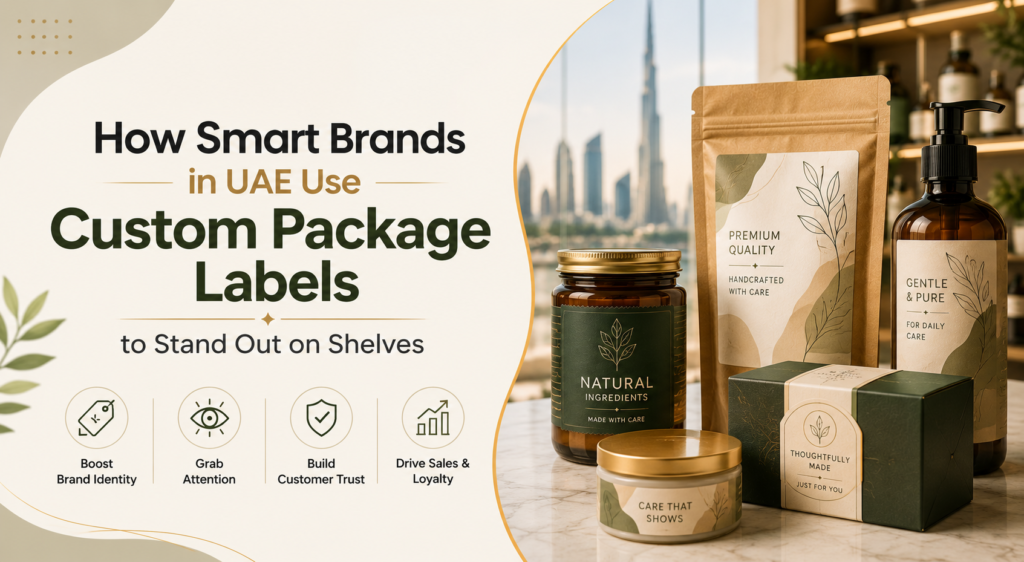 Custom Pacakge labels in UAE