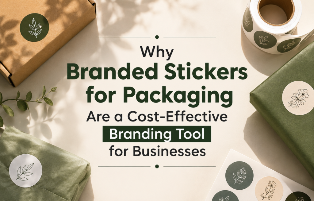 Why Branded Stickers for Packaging Are a Cost-Effective Branding Tool for Businesses