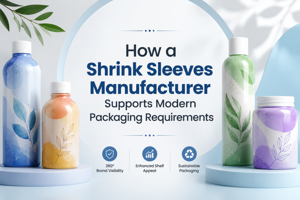 How a Shrink Sleeves Manufacturer Supports Modern Packaging Requirements
