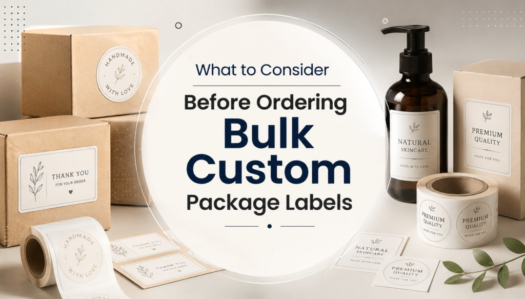 What to Consider Before Ordering Bulk Custom Package Labels