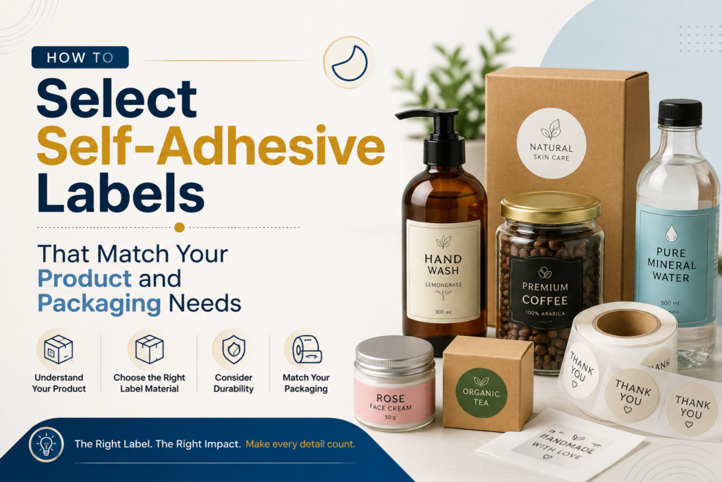 How to Select Self-Adhesive Stickers That Match Your Product Packaging Needs